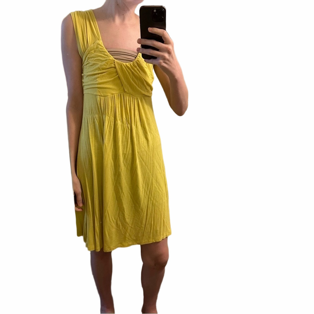 Soprano Yellow Dress Size Medium